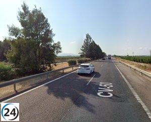 Fallece una persona en accidente de tráfico en Guadassuar.