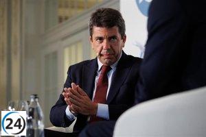 Mazón acusa a Puig de falta de credibilidad en sus anuncios y de no cumplir en 8 años.