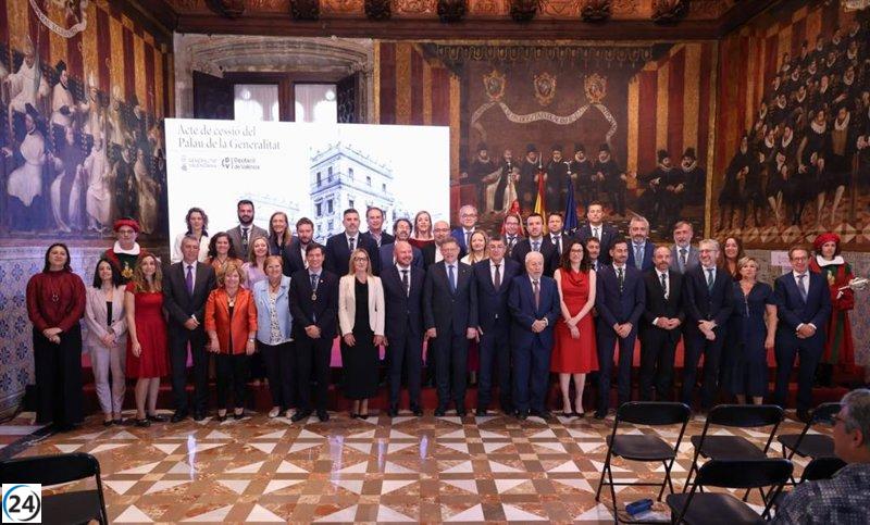 València cede el Palau de la Generalitat a la institución autonómica después de 40 años.