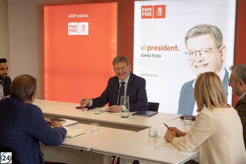 Puig promete ayudas extraescolares y deducciones fiscales para oftalmología y odontología.