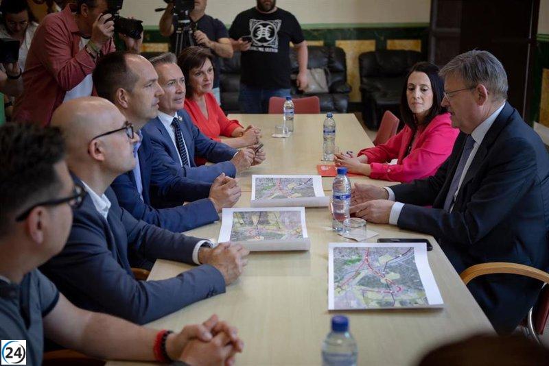 Puig se compromete a llevar Metrovalencia a cuatro localidades en la línea 14.