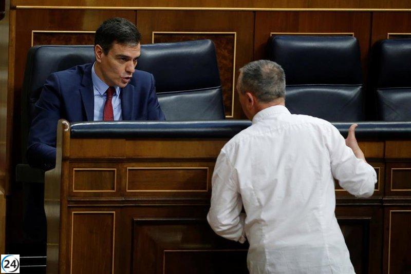 Baldoví acusa a Pedro Sánchez de ser cobarde ante situaciones de crisis