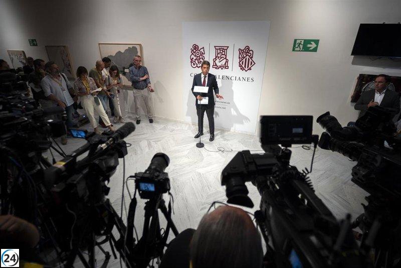 Mazón aboga por la prontitud en formar gobierno, a pesar de que las disputas por cargos tardarán.