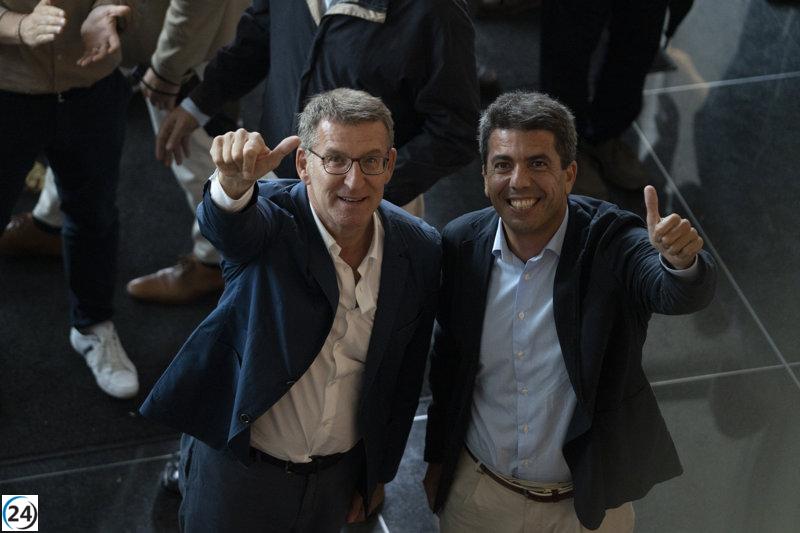 Feijóo defiende coalición con Vox en Valencia para evitar elecciones.