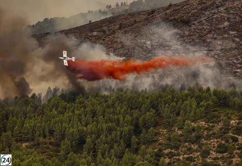 Generalitat refuerza vigilancia aérea en verano por riesgo de incendios forestales.
