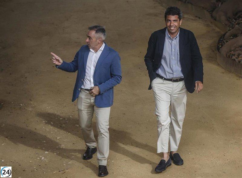 Mazón comienza su investidura como 'president' tras la constitución de Les Corts.