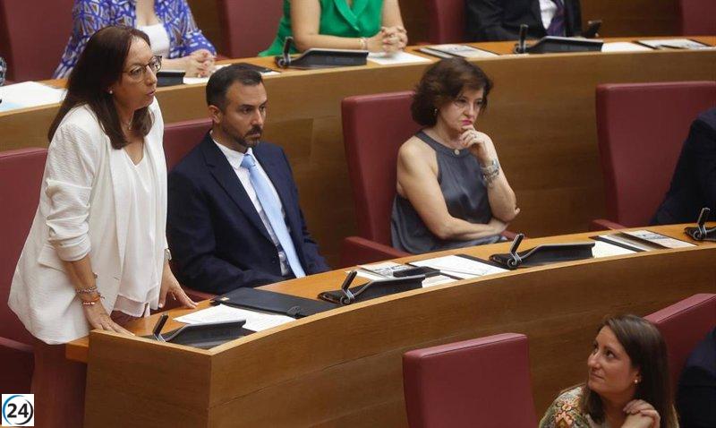 Llanos Massó de Vox, nueva presidenta de Les Corts valencianas.