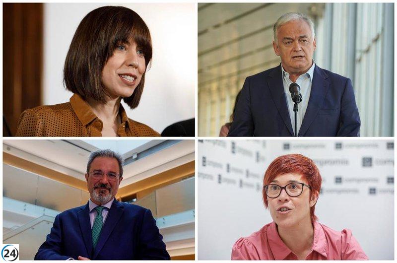 Candidatos valencianos despiden una campaña atípica, agitada y calurosa junto al mar.