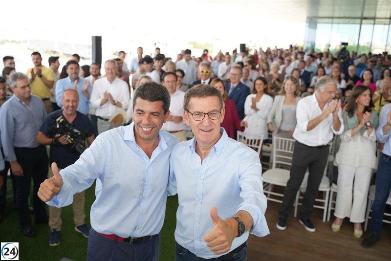 El Rey propone a Feijóo para la investidura, según Mazón