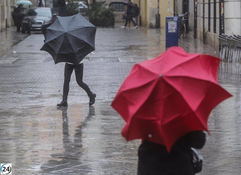 Tormenta DANA trae lluvias intensas y ambiente otoñal a la Comunitat Valenciana este fin de semana.