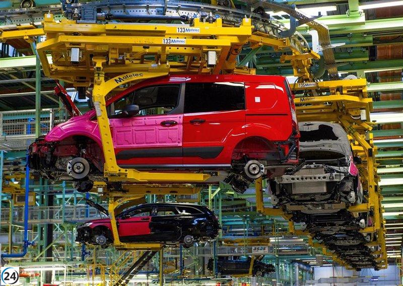 La fábrica de Ford en Almussafes interrumpe la producción por una semana en octubre debido a una disminución en las ventas.