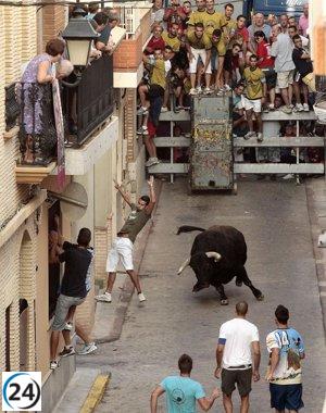 Dos personas resultan heridas por corneadas en festejos taurinos de Moncófar y Puçol.