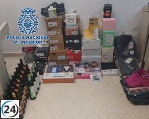 Repartidor de empresa logística detenido por robo de 75 paquetes valorados en 2.000 €.
