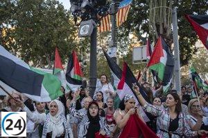 Manifestación denuncia “supuesto genocidio” palestino y exige el fin de la “colaboración pasiva” de Occidente