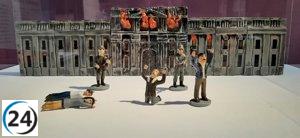 La historia de gobierno de Allende se relata a través de una exhibición de cerámica chilena.