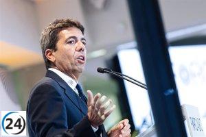 Mazón respalda la ayuda humanitaria de la Generalitat a ONG en Israel y defiende la cooperación con Palestina.