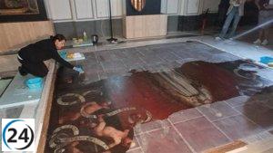 Inicia la restauración del cuadro 'La Inmaculada Concepción y los Jurados de València', en un paso hacia la preservación de nuestra herencia histórica.