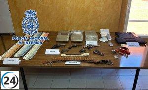 Desmantelado en Elche un peligroso grupo delictivo que traficaba drogas en automóviles preparados para el contrabando