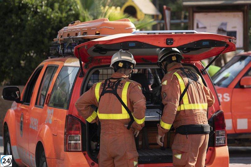 Bomberos combaten incendio en terreno de cañaverales en Alzira