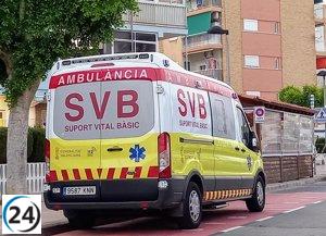 Hombre en estado de embriaguez estabilizado después de sufrir un fallo cardiorrespiratorio.