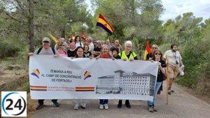 Familias de presos en Portaceli durante la época franquista marchan en defensa de la memoria frente al desinterés acumulado