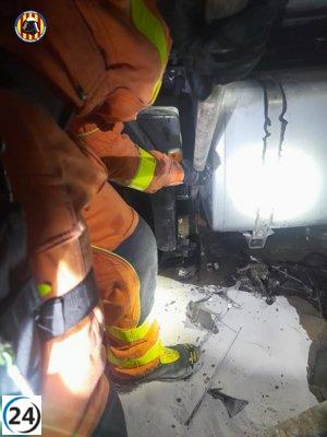 Trágico accidente en la A-7, en El Puig, cobra la vida de un conductor en colisión de camiones