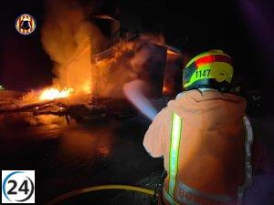 Incendio en empresa química de Potries requiere confinamiento en edificios circundantes