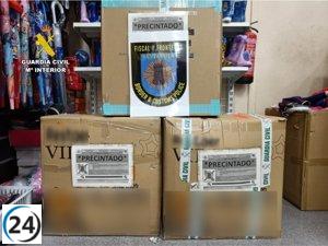 Decomisan 2.100 juguetes ilegales en comercios de El Altet por incumplimiento normativo