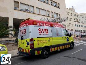 Accidente en Alfàs del Pi deja a hombre herido tras caída desde diez metros de altura