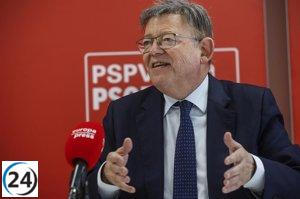 Puig espera un fuerte respaldo de la base del PSOE a los pactos de Sánchez para la investidura.