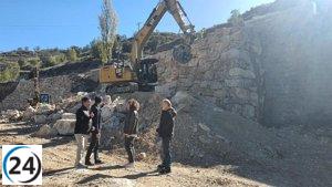 El Puente de Forcall volverá a funcionar tras daños de la DANA en una semana