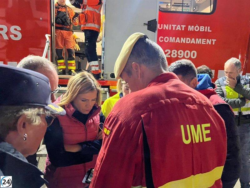 Delegación de Gobierno busca soluciones para apoyar a municipios afectados por el incendio de Montitxelvo.