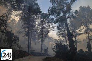 Incendio en Montitxelvo controlado con éxito