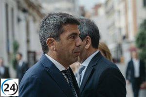 Mazón advierte de protestas contra la amnistía sin violencia ni encubrimiento