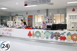 La Fe sorprende con nueva decoración en su Unidad de Cuidados Intensivos Pediátricos, el proyecto líder 'Mi primer huerto'