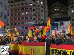 Protesta: Exigen prisión para Puigdemont, Sánchez y tildan de 