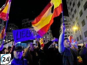 Detenidos por disturbios en manifestación frente al PSPV en Castelló
