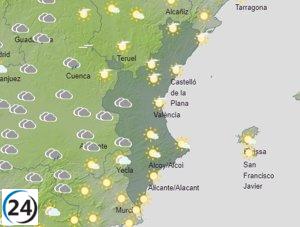 Fuertes ráfagas de aire azotan el interior de Alicante y Valencia este domingo