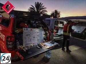 Damnificados del incendio en Ràfol y Benimeli regresan a sus hogares tras ser desalojados