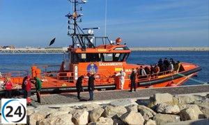 Dos pateras, con un total de 20 personas a bordo, son interceptadas en las costas de El Campello y Teulada.