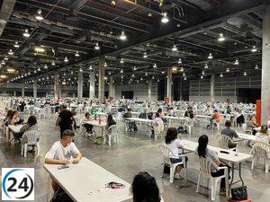 Incrementa la asistencia a las pruebas de la JQCV, a pesar de la disminución del 3% en la matrícula.