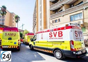 Accidente en la CV-15 en Ares del Maestrat deja dos heridos tras colisión de vehículo y motocicleta