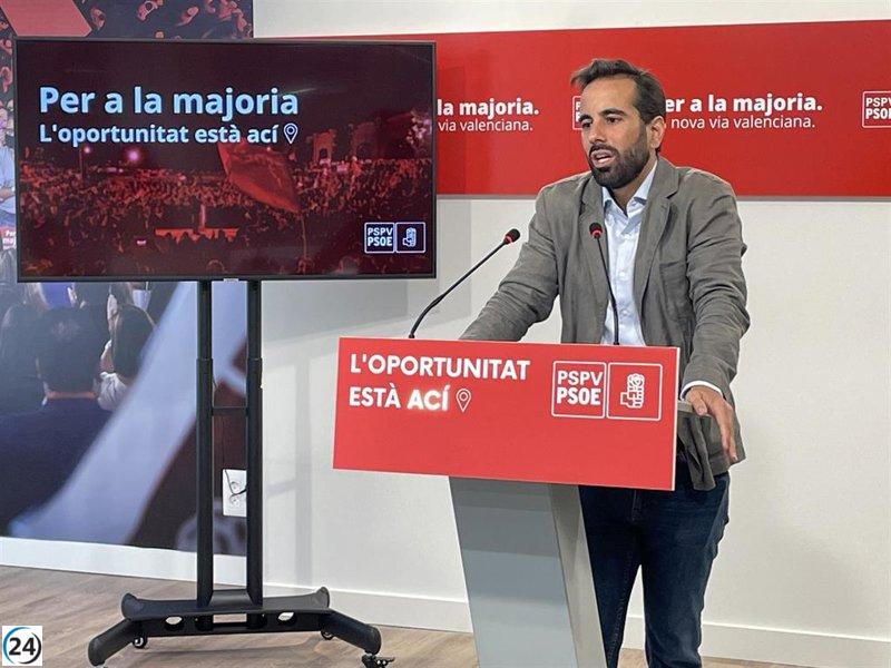 El PSPV insta a Mazón a dejar de lado la política y buscar la condonación total de la deuda histórica.