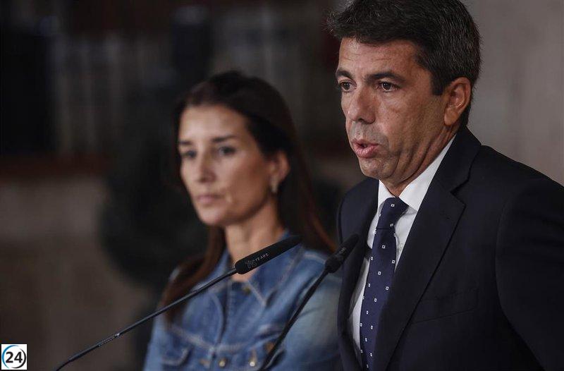 Mazón denuncia que Puigdemont impone un nuevo trámite al no incluir la reforma de la financiación en el CPFF.